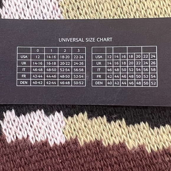 11 Honore Women’s Alexis Pattern Sweater, Abstract Colors, Size 0, NWT - Picture 11 of 13